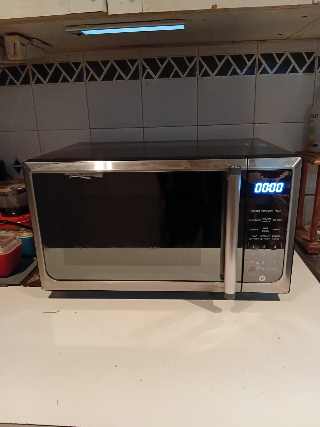 Vida Stainless Steel Compact Microwave READ DESCRIPTION ON SIZE