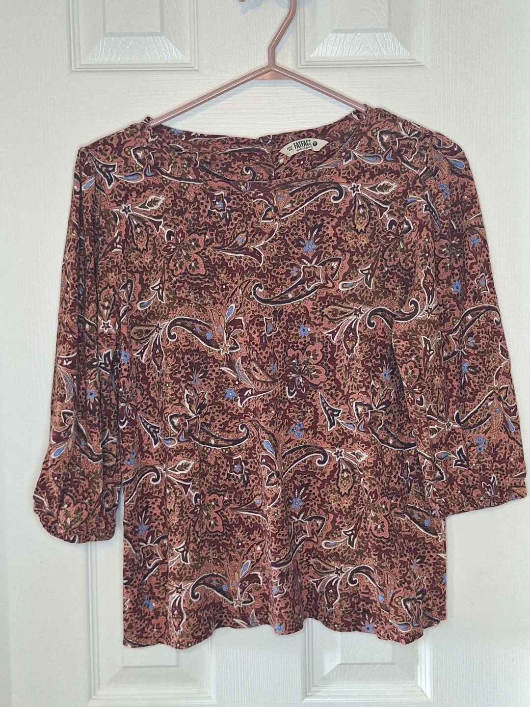 FatFace Paisley Print Top