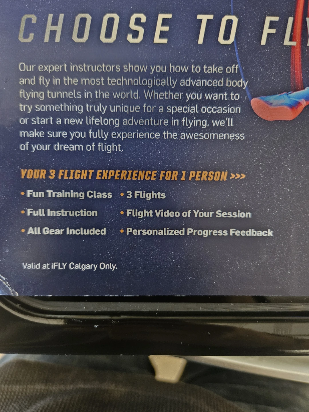 iFLY Calgary 3 Flight Experience Voucher - photo 2