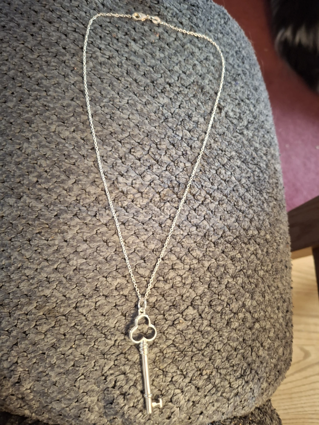 Sterling Silver Key Necklace