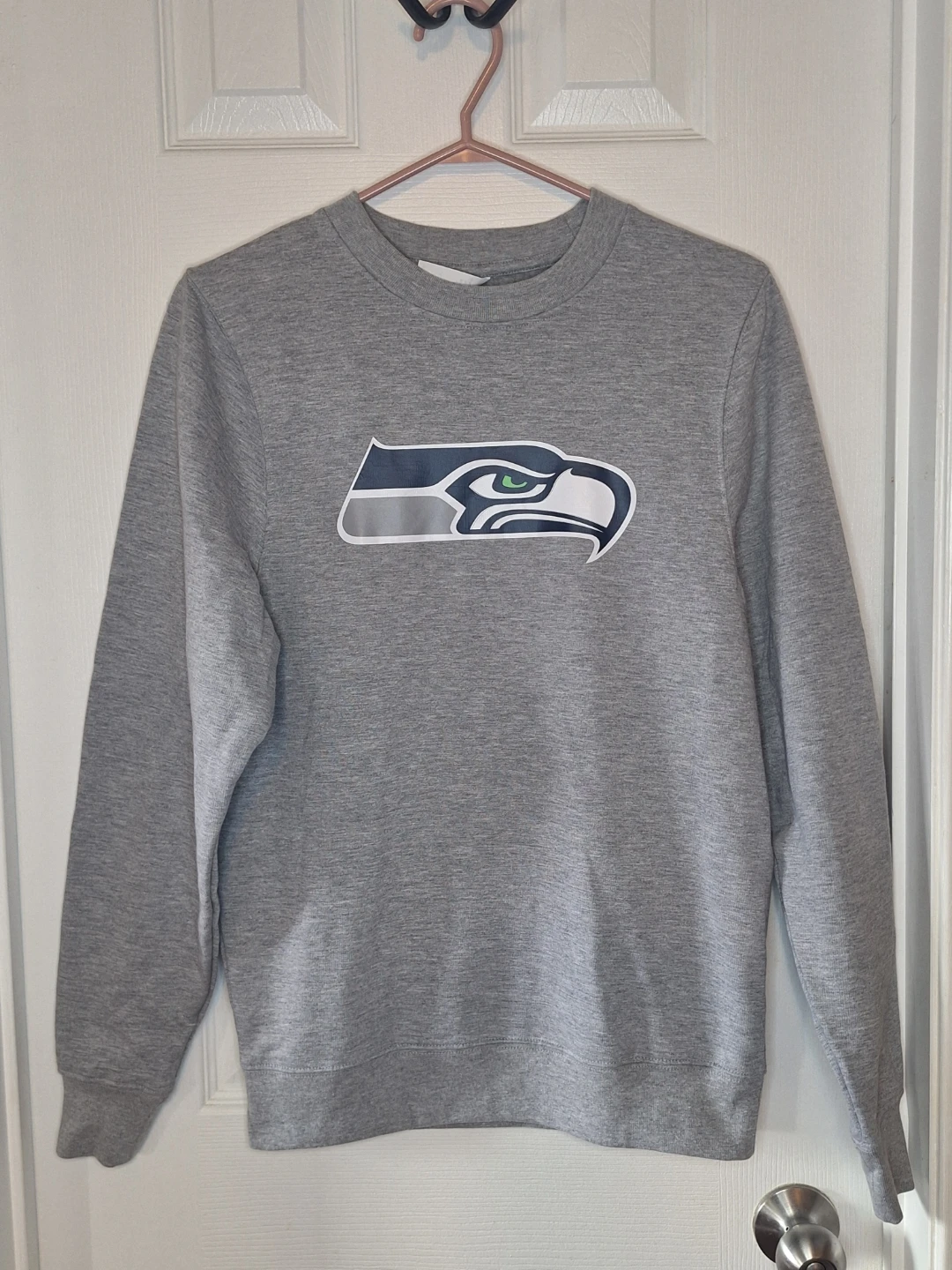 Seattle Seahawks Grey Crewneck Sweatshirt