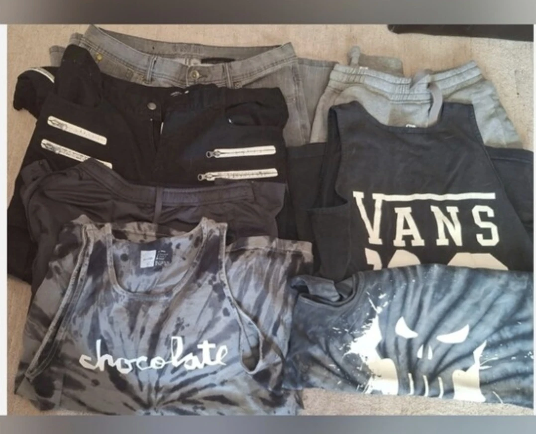 Lot of Mens Clothes, sm, med and large.
