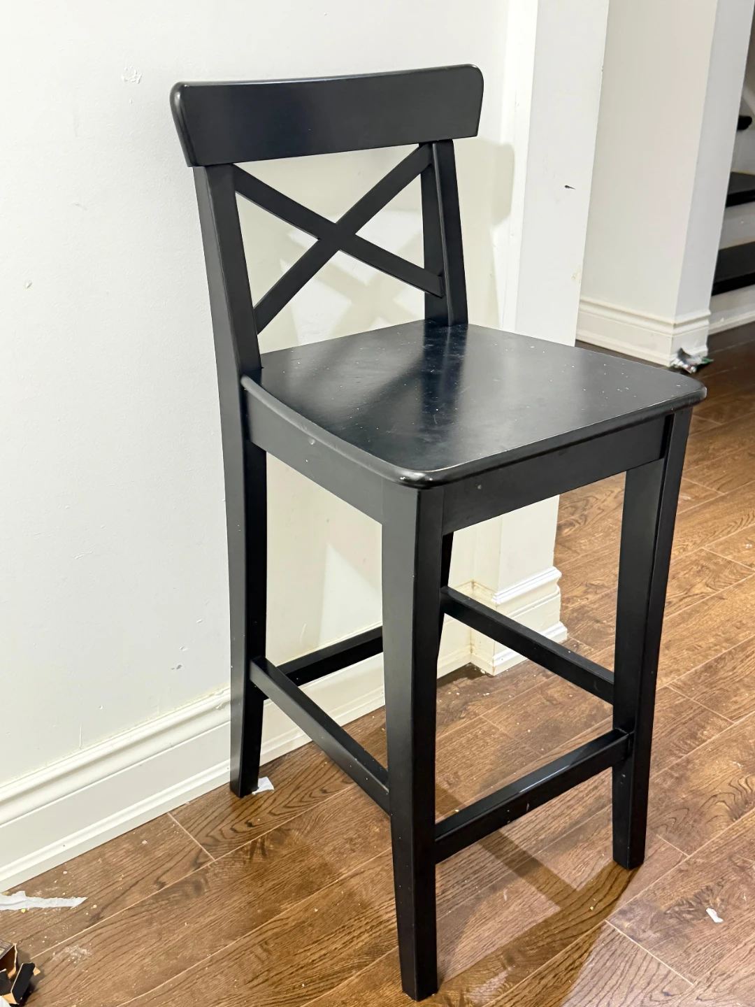 Moving sale - Black Bar Stool - photo 2
