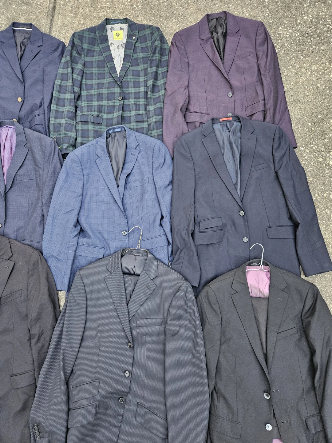 10 mens used brand name wool jackets and 2 suits size 38R - photo 2