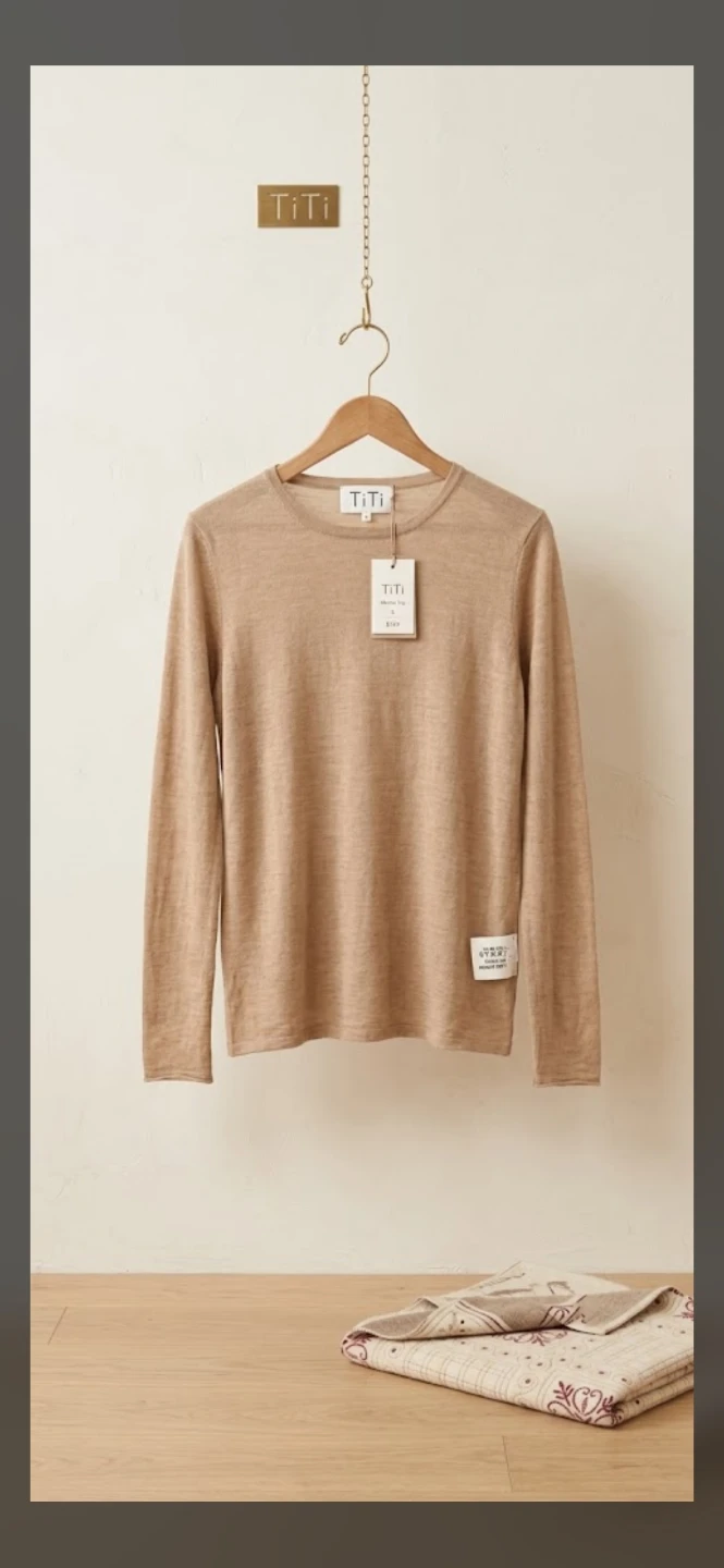 TiTi Merino Wool Long Sleeve Top
