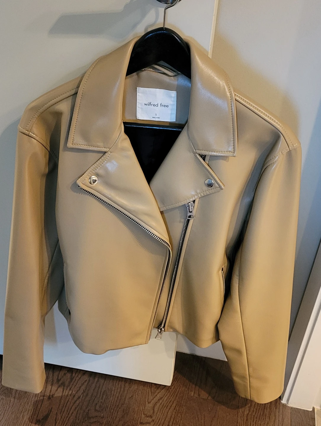 Wilfred Vegan Leather Moto Jacket