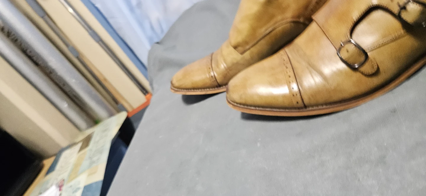Unlisted Tan Double Monk Strap Shoes - photo 4