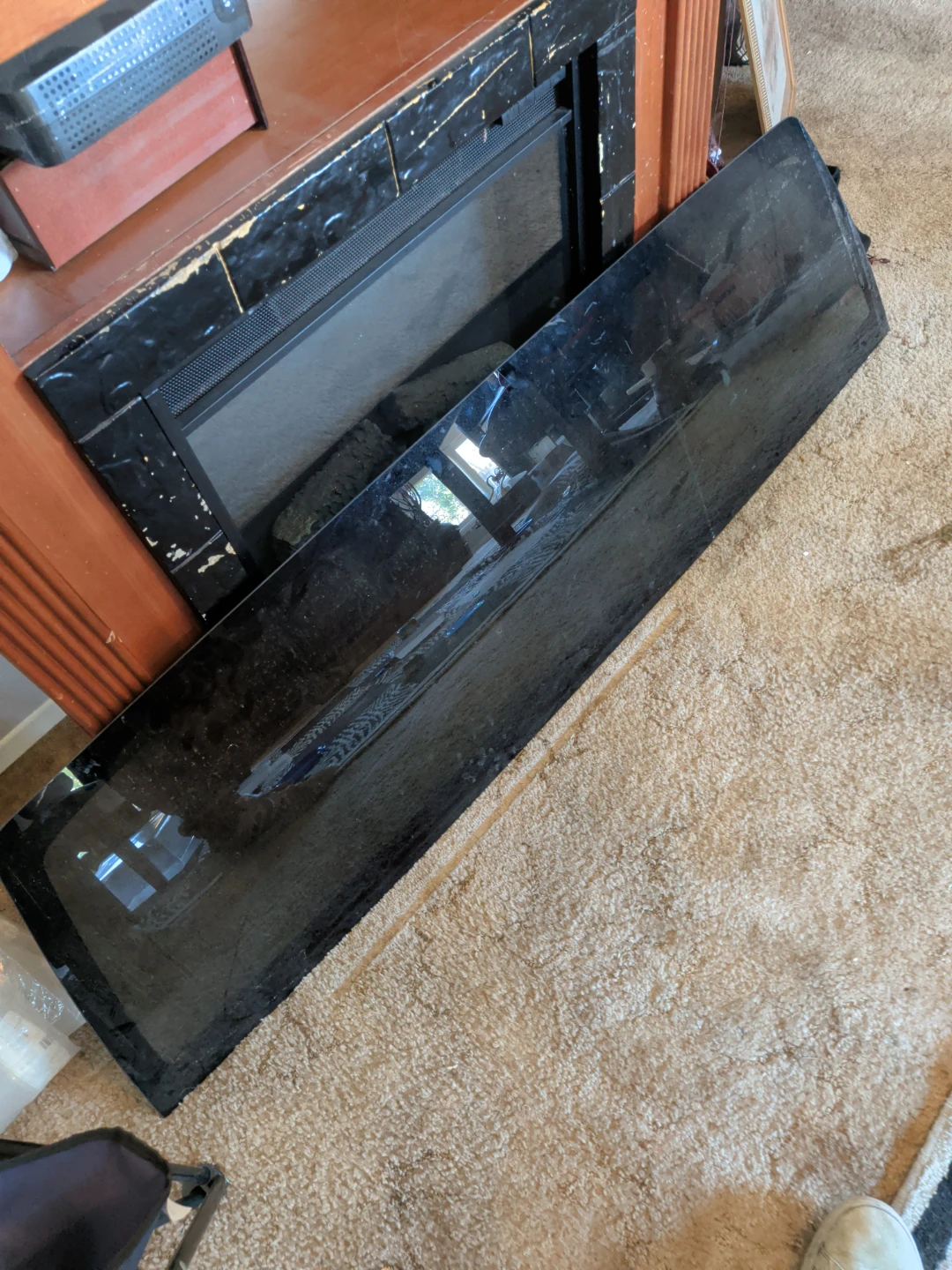 Back glass for a Dodge Ram pickup classic