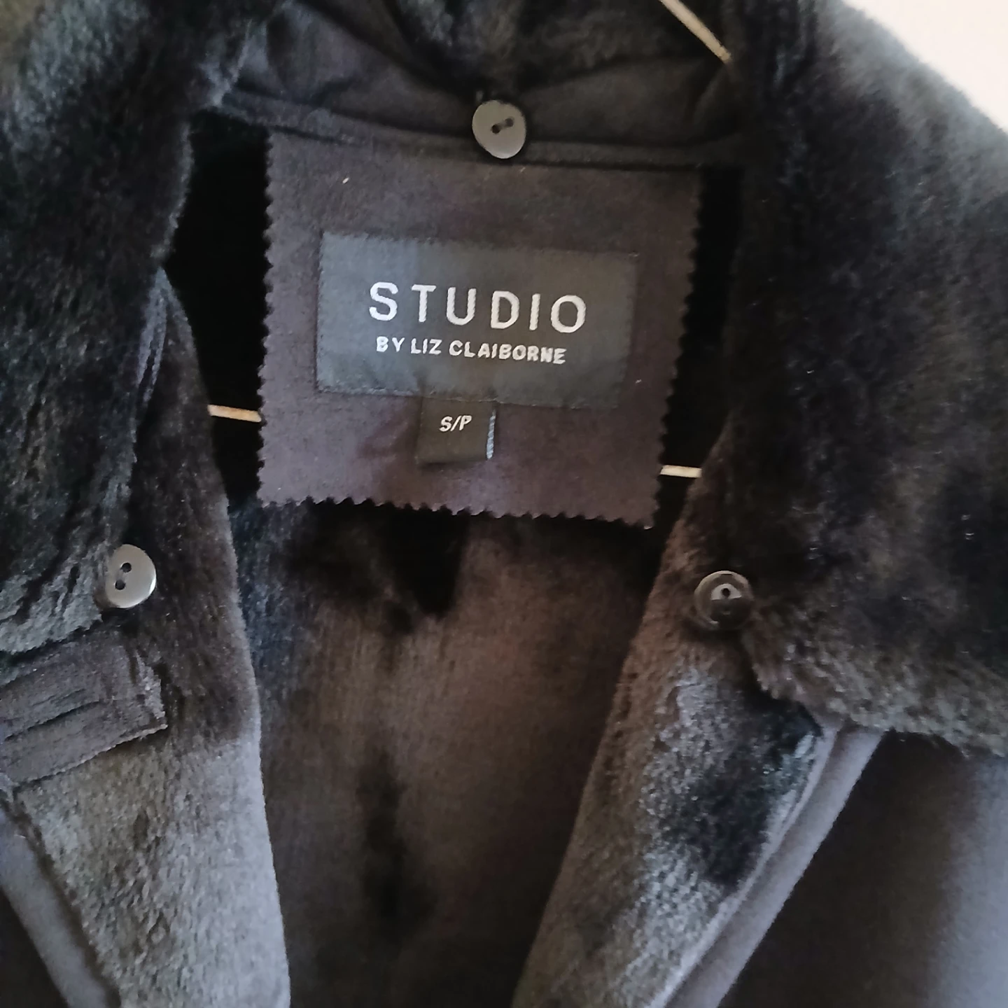 Liz Claiborne Faux Suede Coat - photo 2