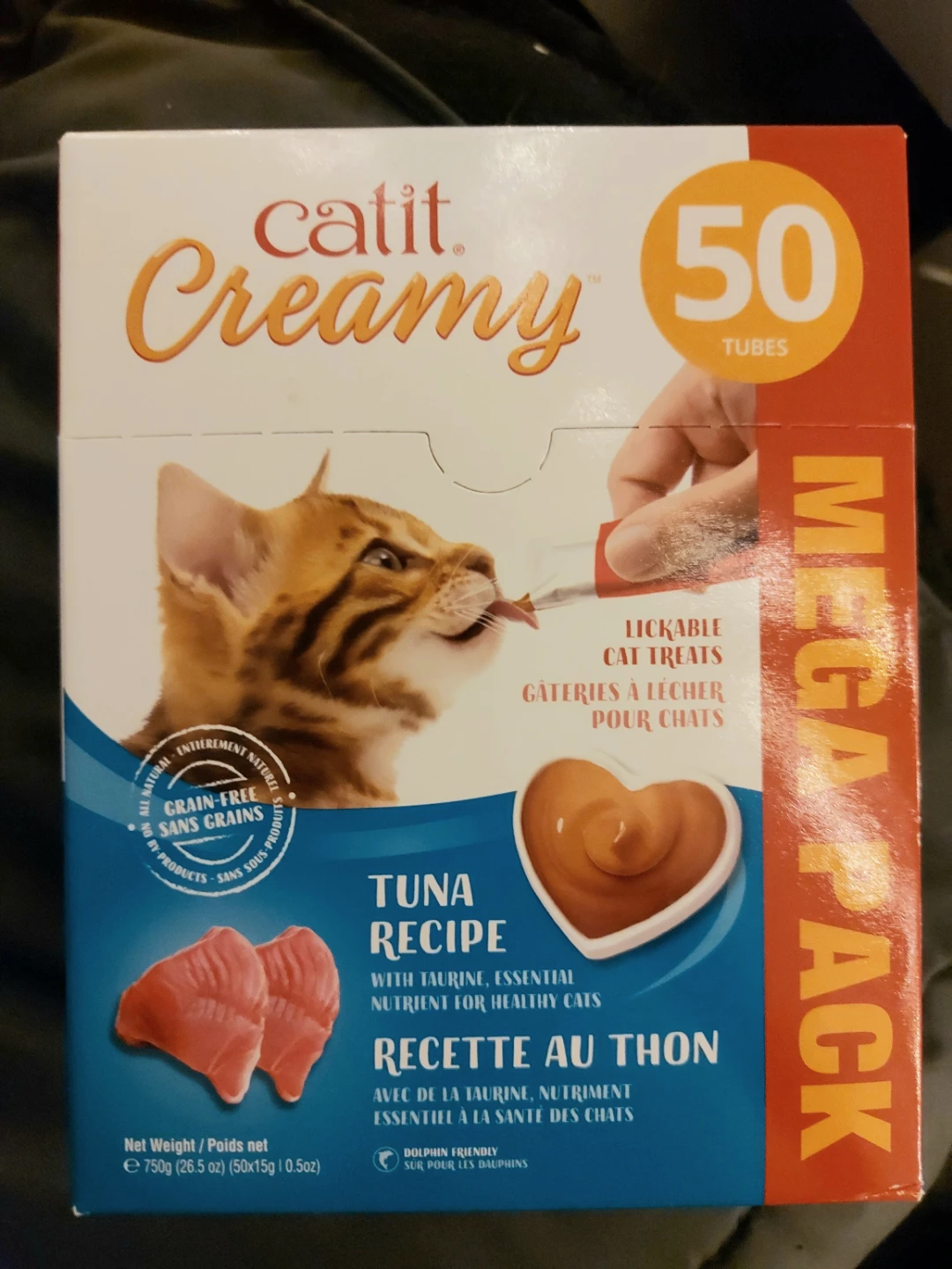 Catit Creamy Tuna Recipe Mega Pack (50 Tubes)