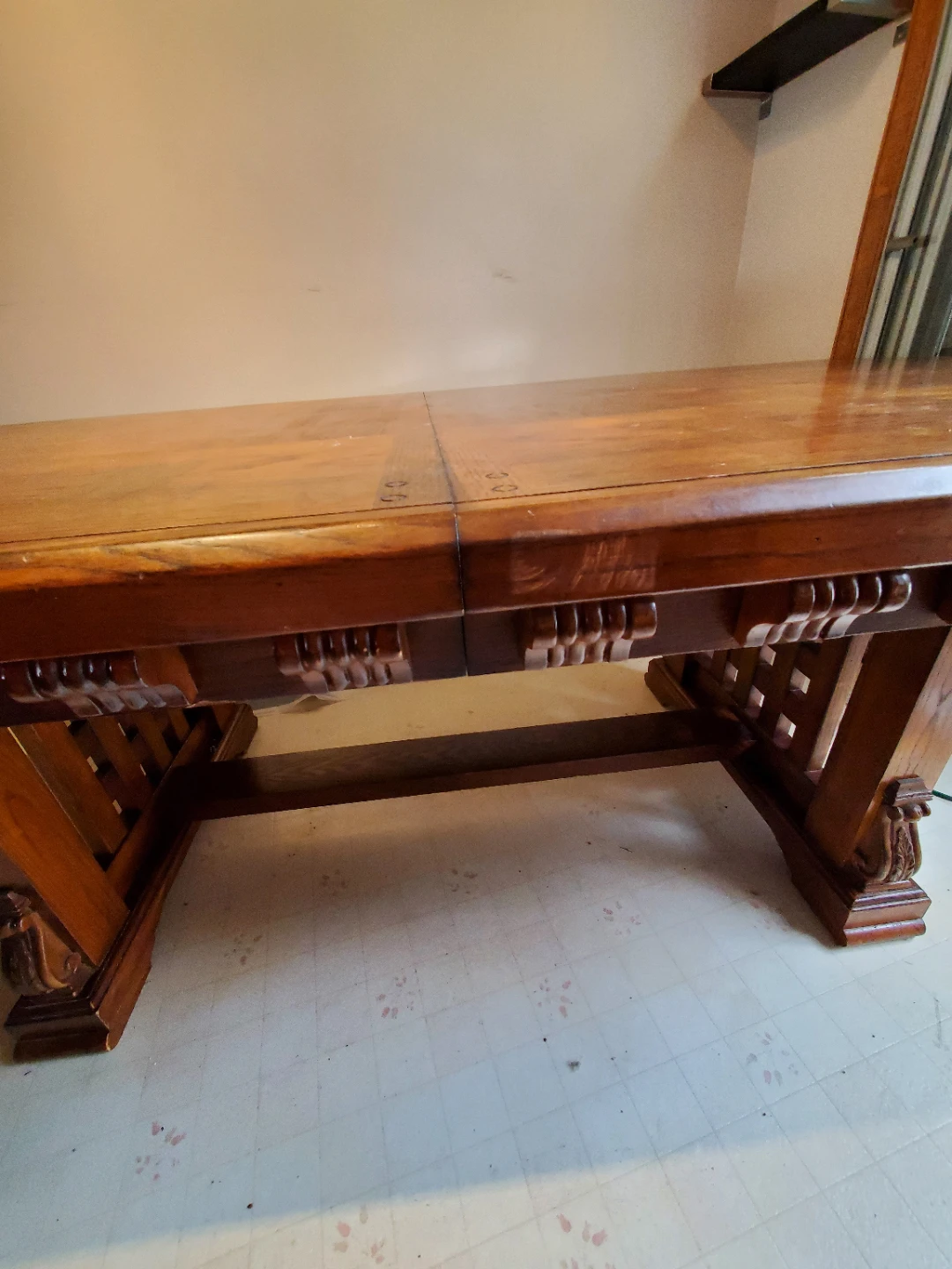 Bondars solid wood table/6 chairs - photo 2