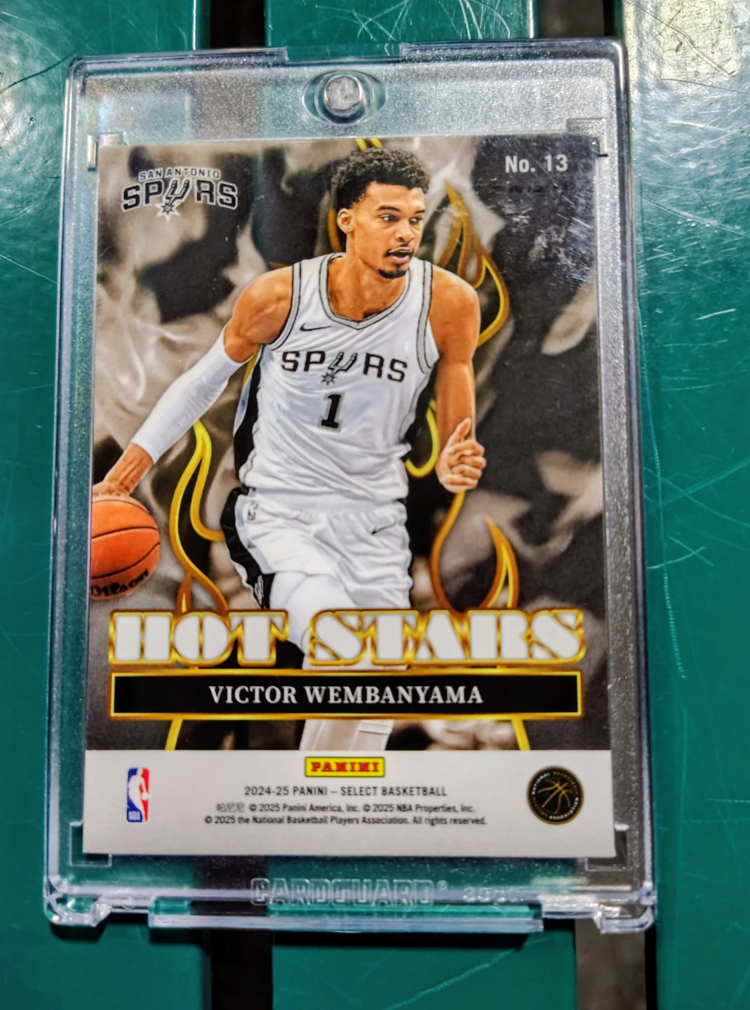 2024-25 Panini Select Victor Wembanyama Hot Stars Card - photo 2