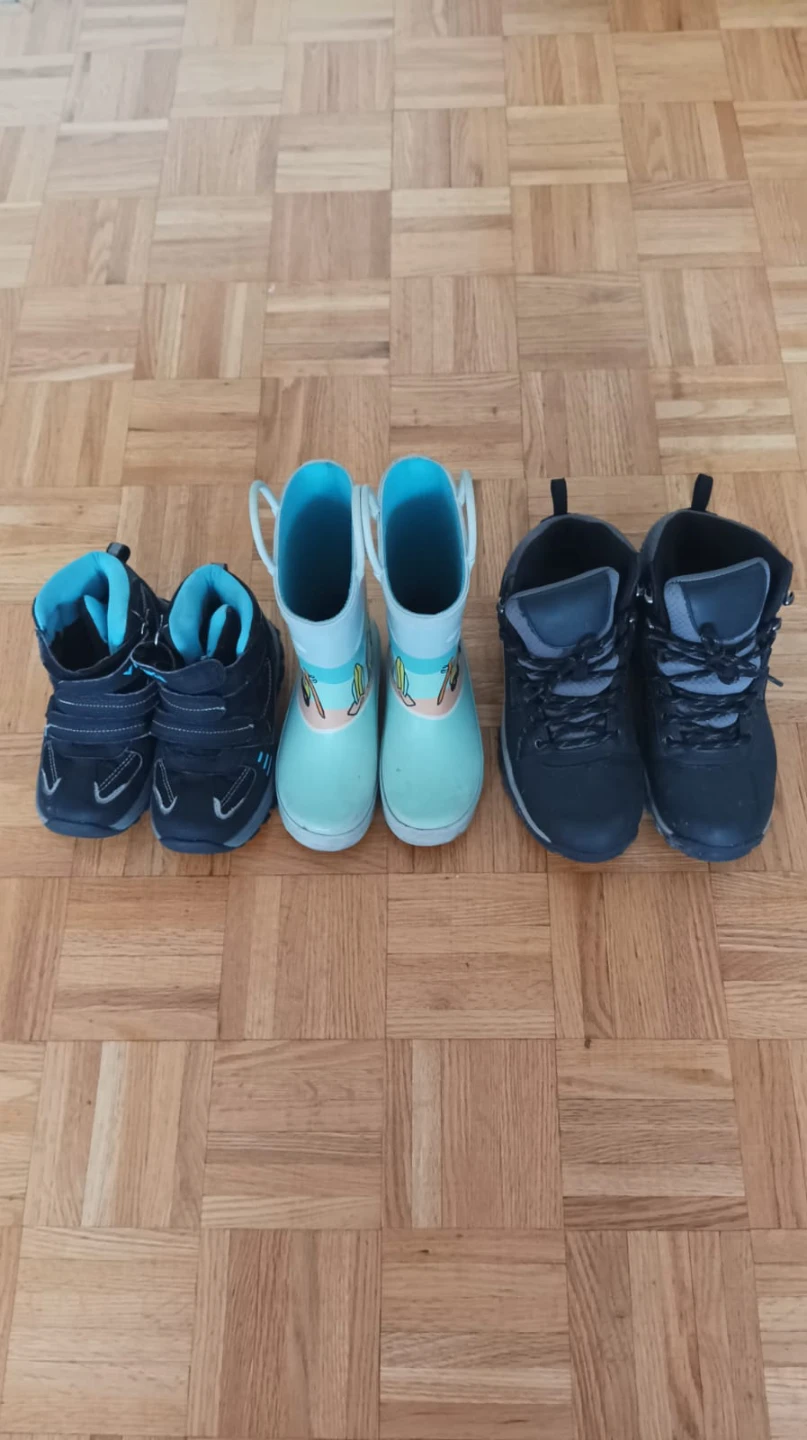 Three Pairs of Kids Shoes