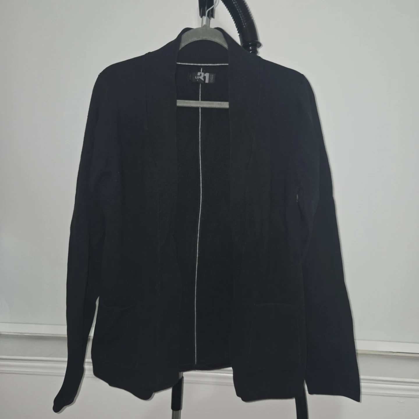 Le 31 Black Open Front Cardigan