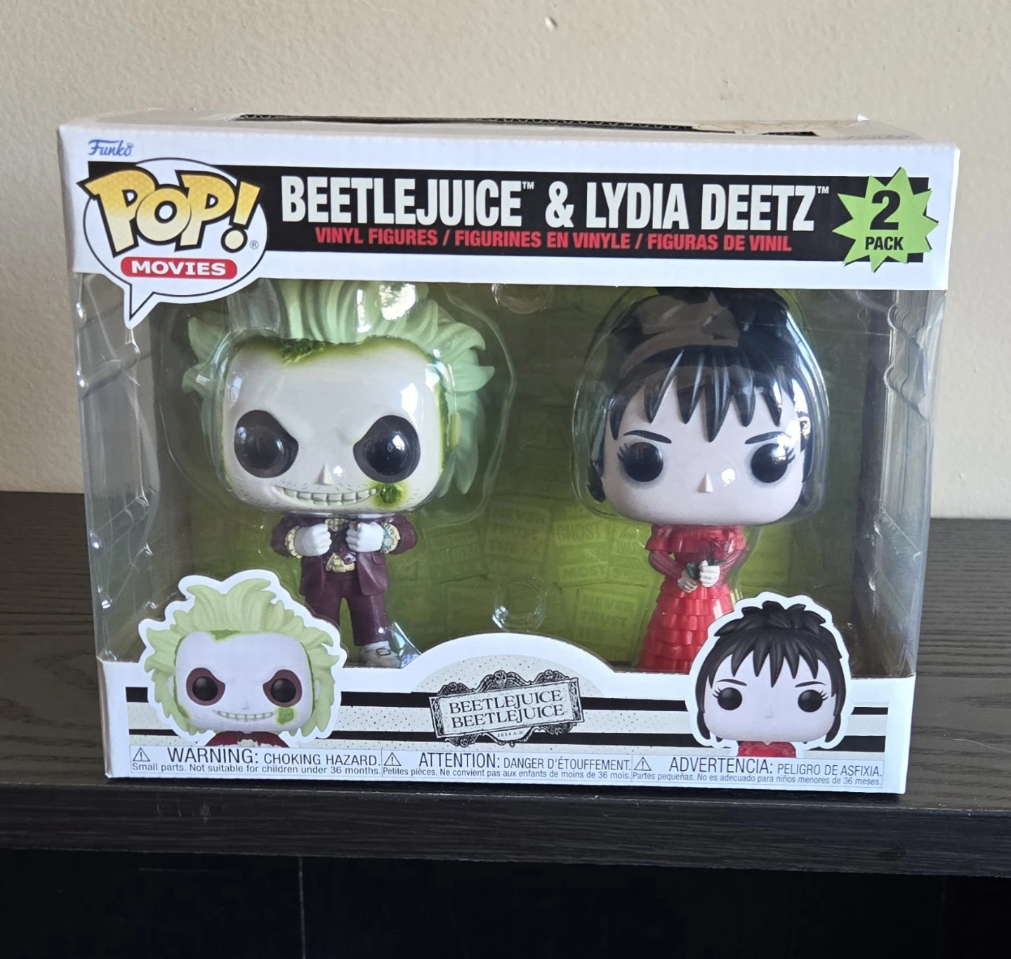 Beetlejuice & Lydia  Deetz (2 Pack).