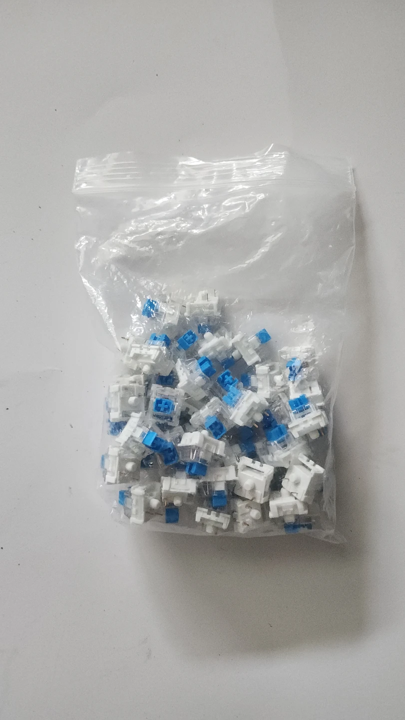 50 Mechanical Keyboard Blue Switches - photo 2