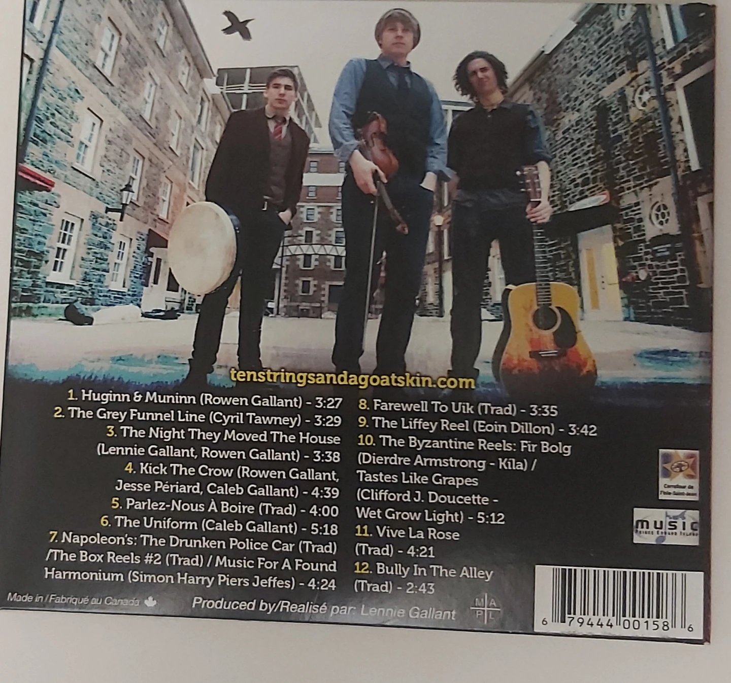 Ten Strings & A Goat Skin - Corbeau CD - photo 2