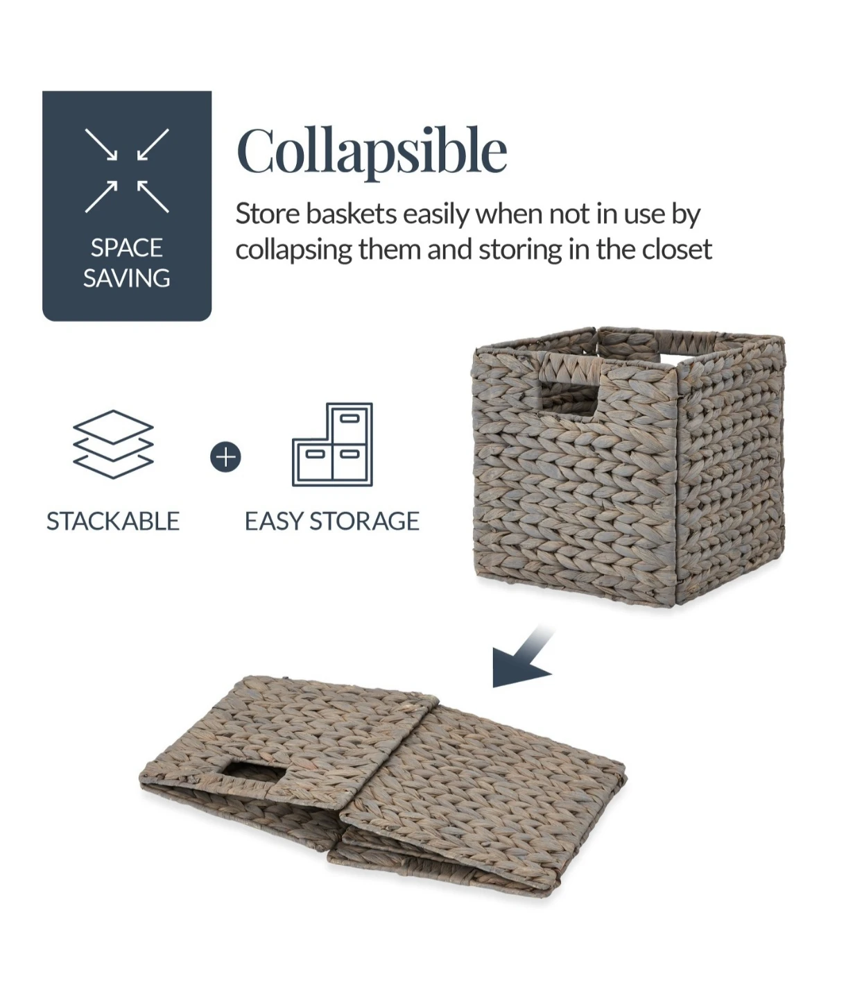 BCP Multipurpose Woven Storage Baskets - photo 3