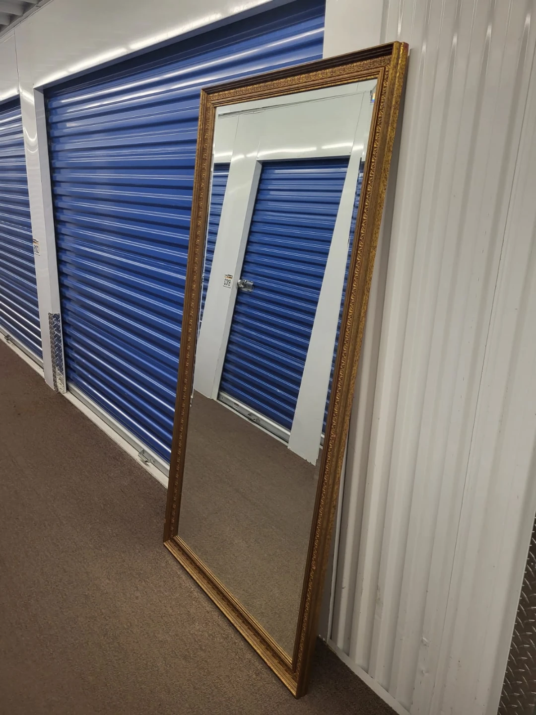 Large Gold Ornate Full Length Mirror