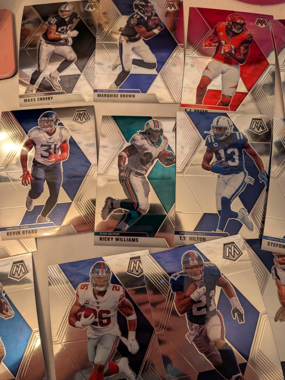 Assorted Panini Mosaic NFL Football Cards