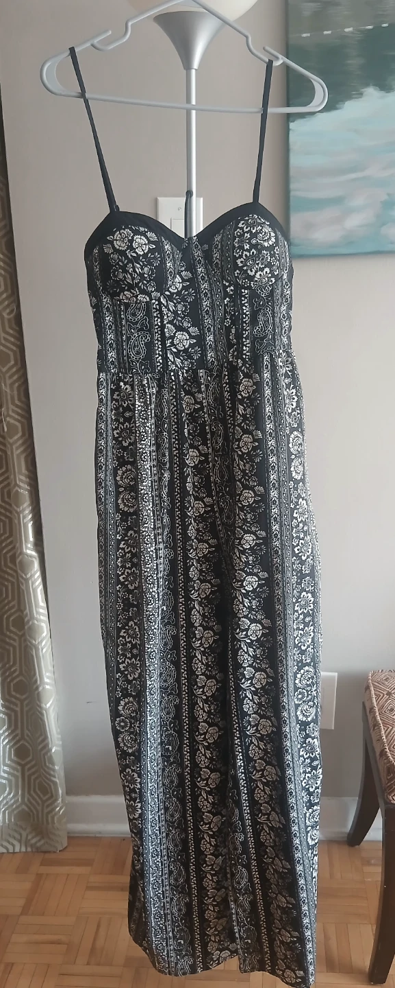 Bands of gypsies floral print jumpsuit