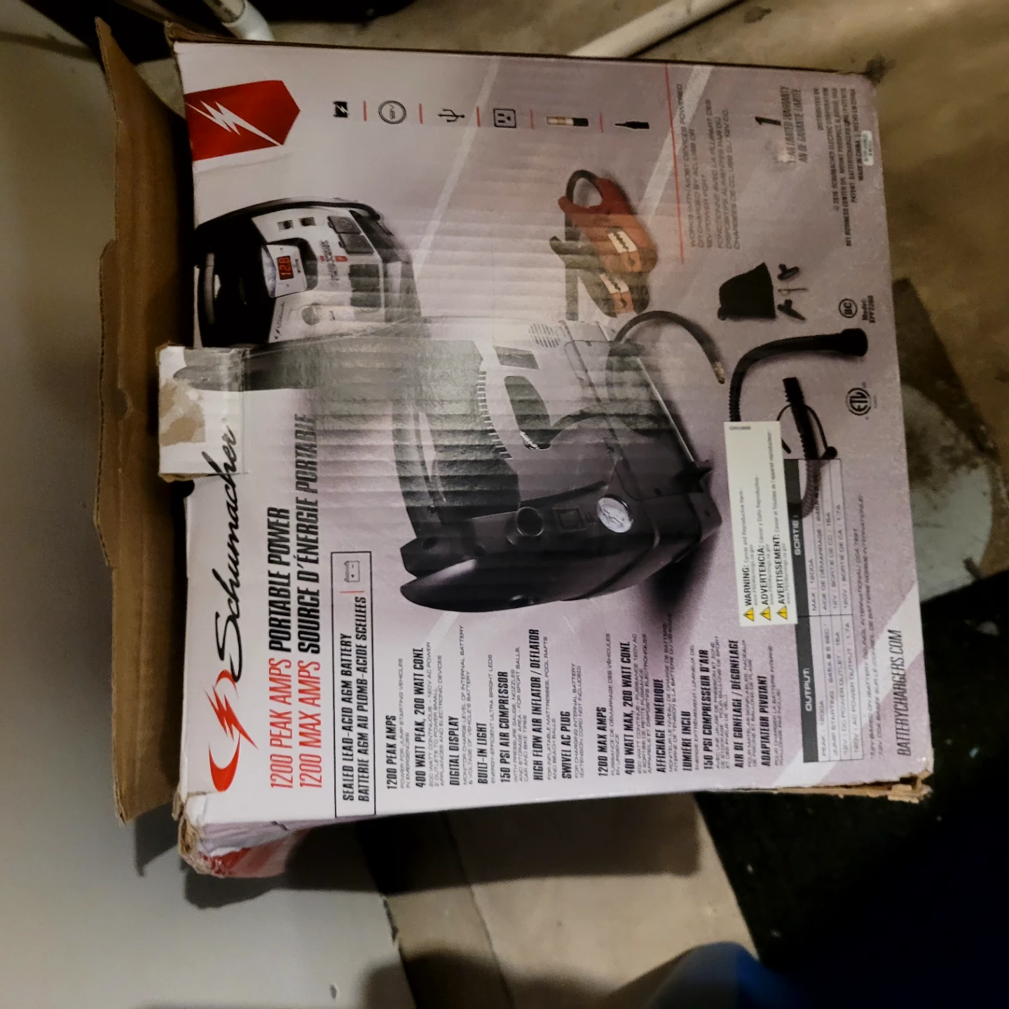 Schumacher Instant Power Portable Jump Starter - photo 2