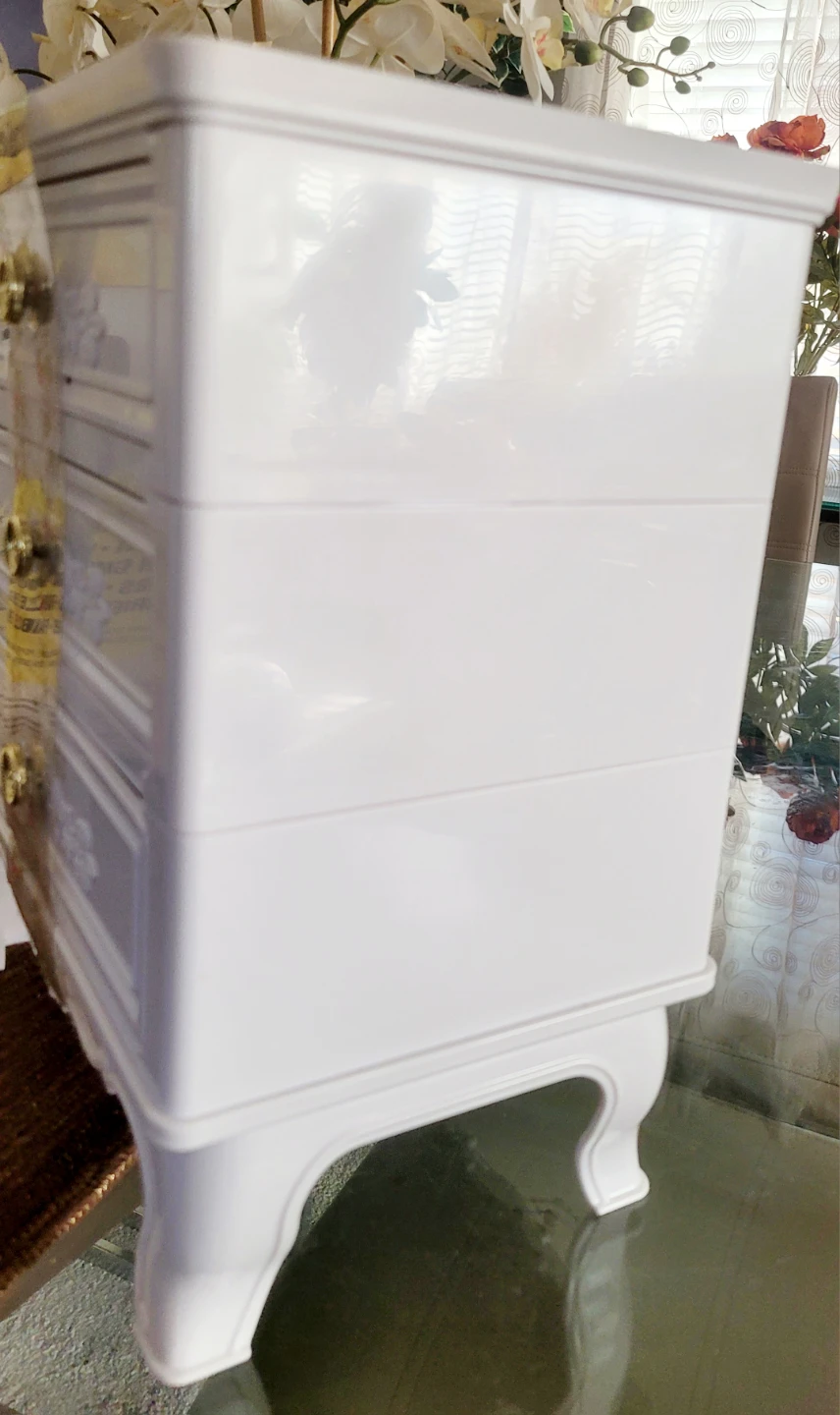 White 3-Drawer Vanity Storage Chest - photo 2