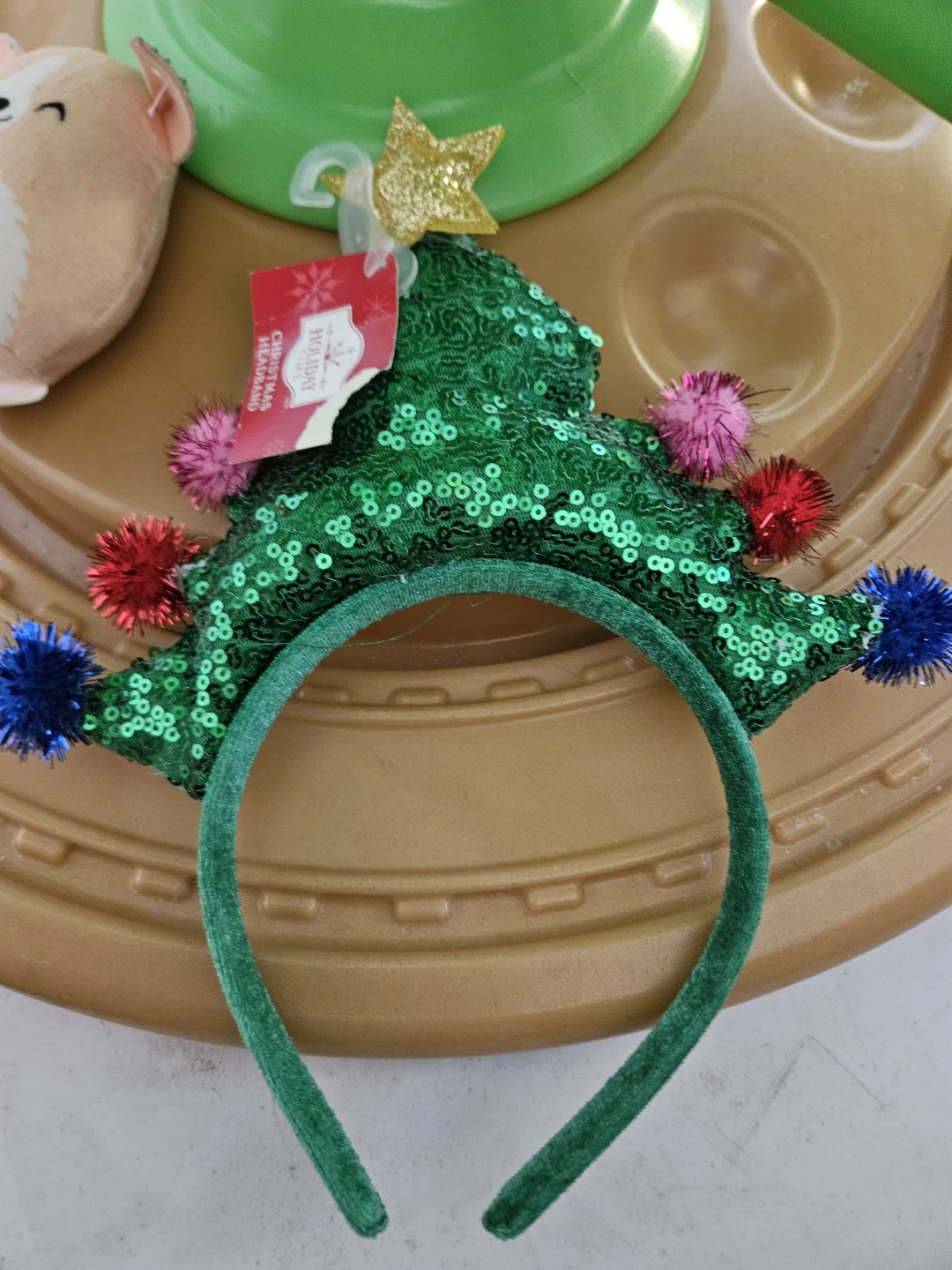 Kids Christmas Tree Display Stand with Plush Toys - photo 2