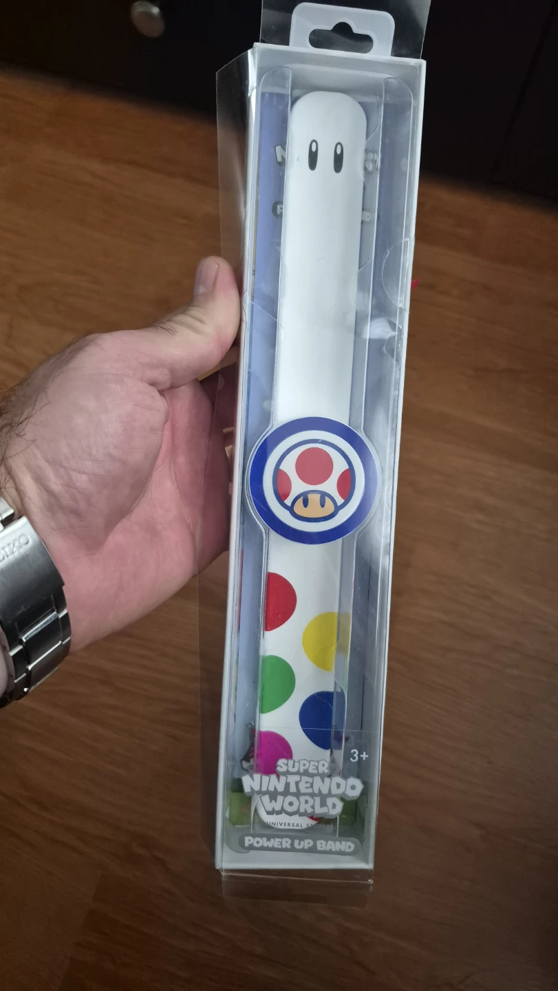 Super Nintendo World Power Up Band Toad