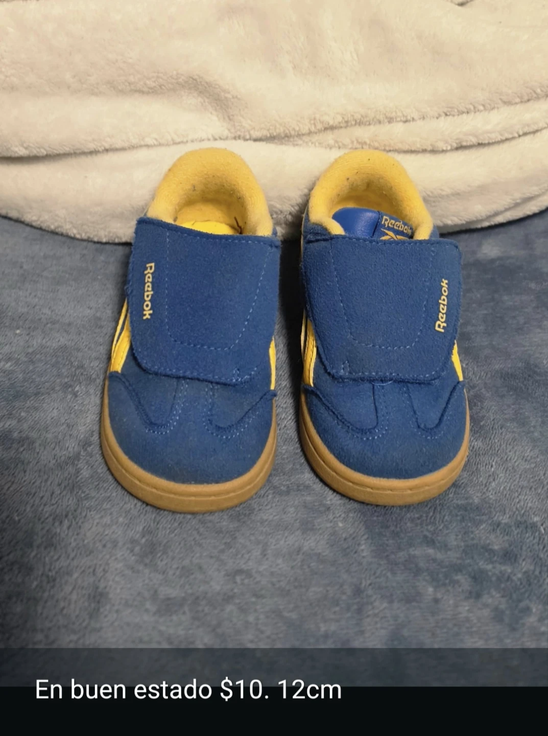 Reebok Toddler Shoes Blue and Yellow