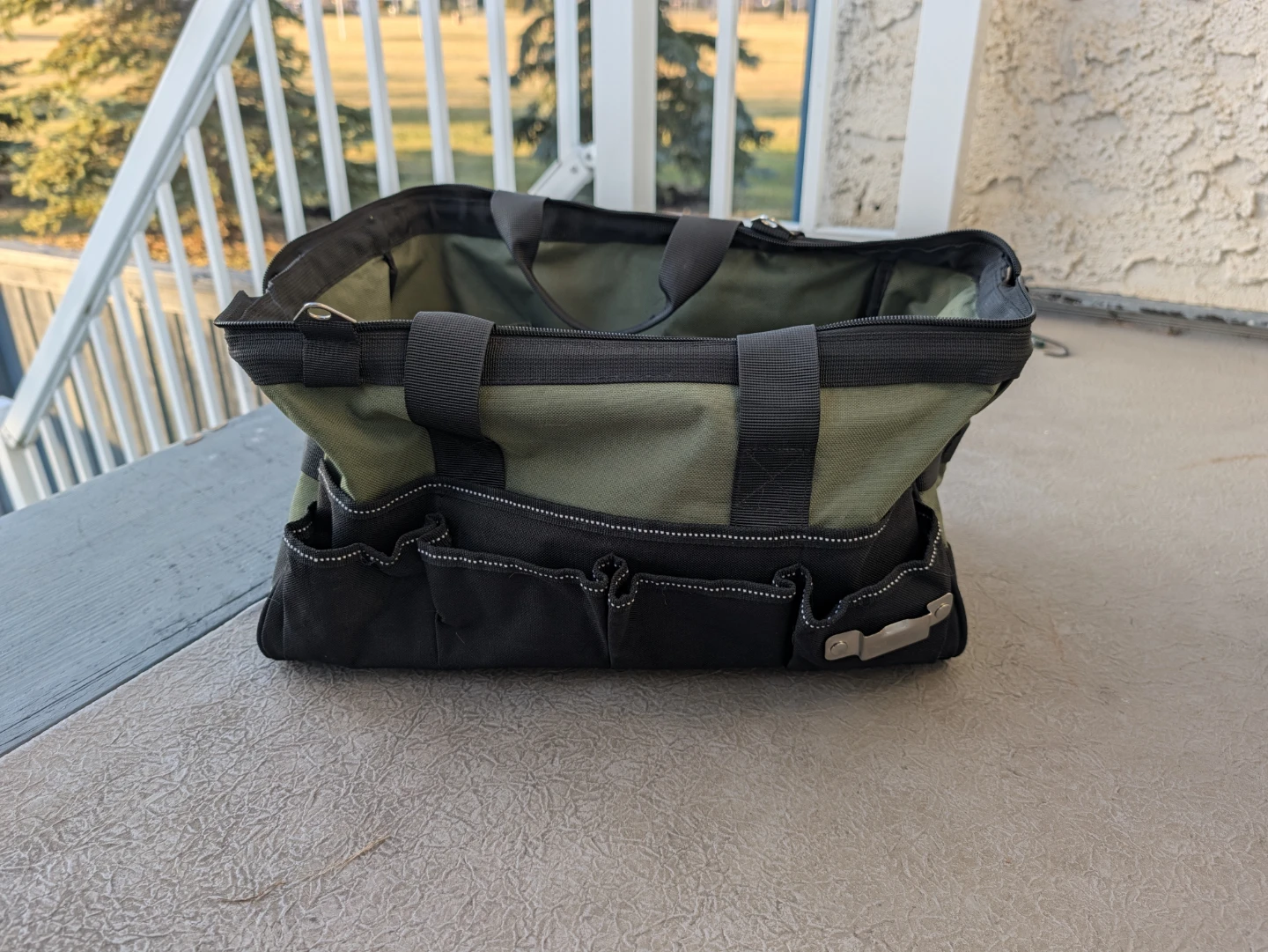 Olive and Black Tool Bag