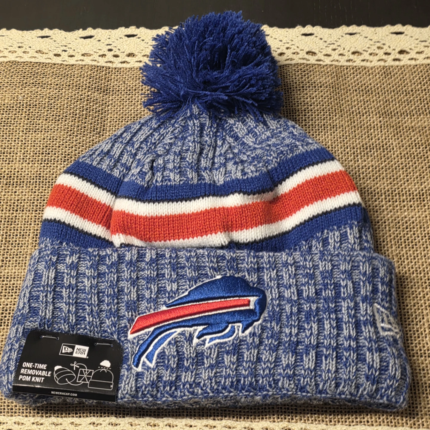 New Era Buffalo Bills Pom Knit Toque