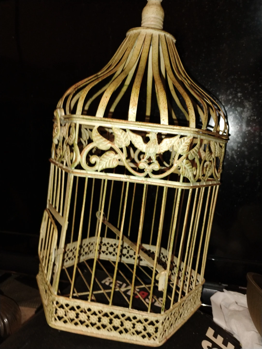Antique Vintage Metal Decorative Birdcage