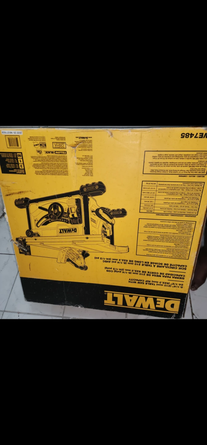 DeWalt DWE7485 8-1/4 Inch Table Saw - photo 4