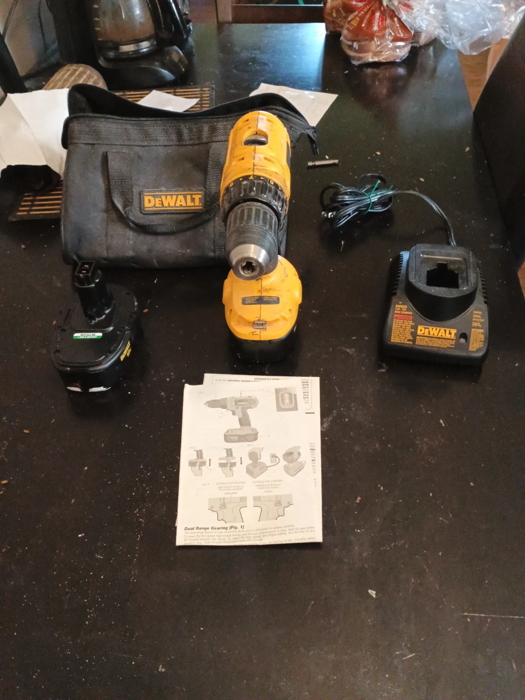 DEWALT 12V Cordless Drill with Charger and Case
