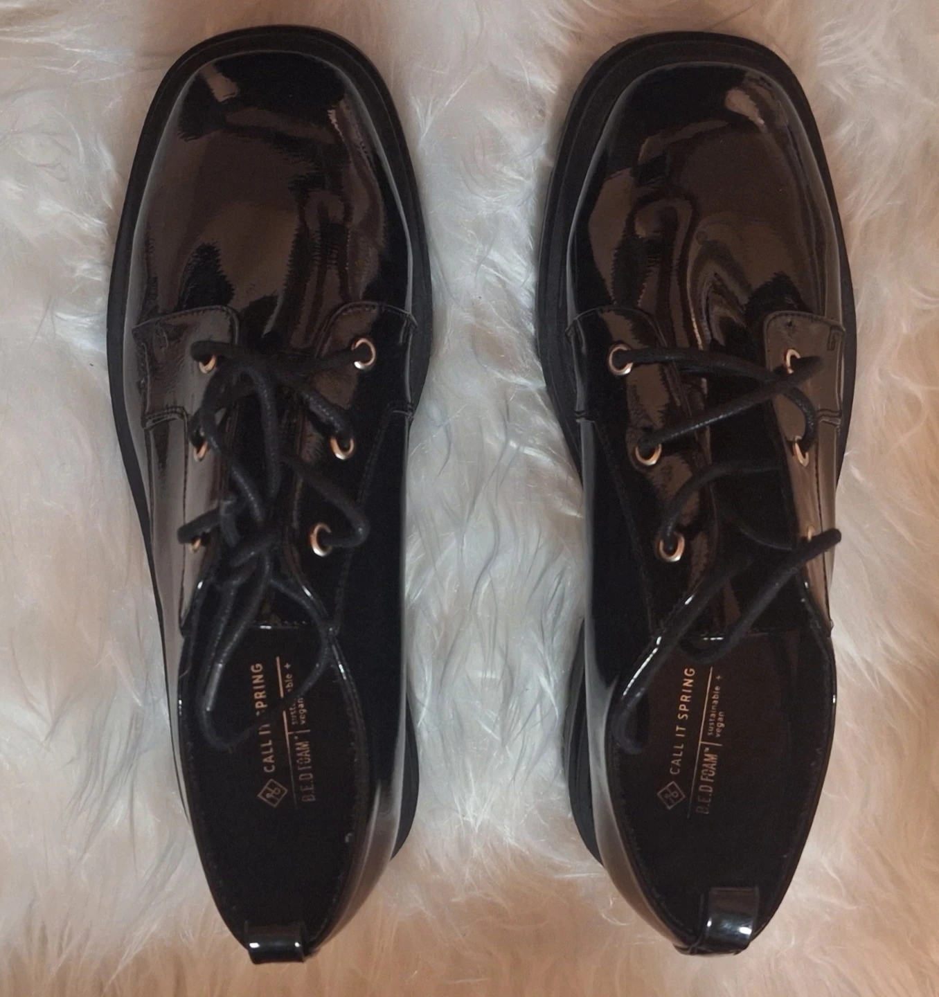 Call It Spring Black Patent Loafers - photo 2
