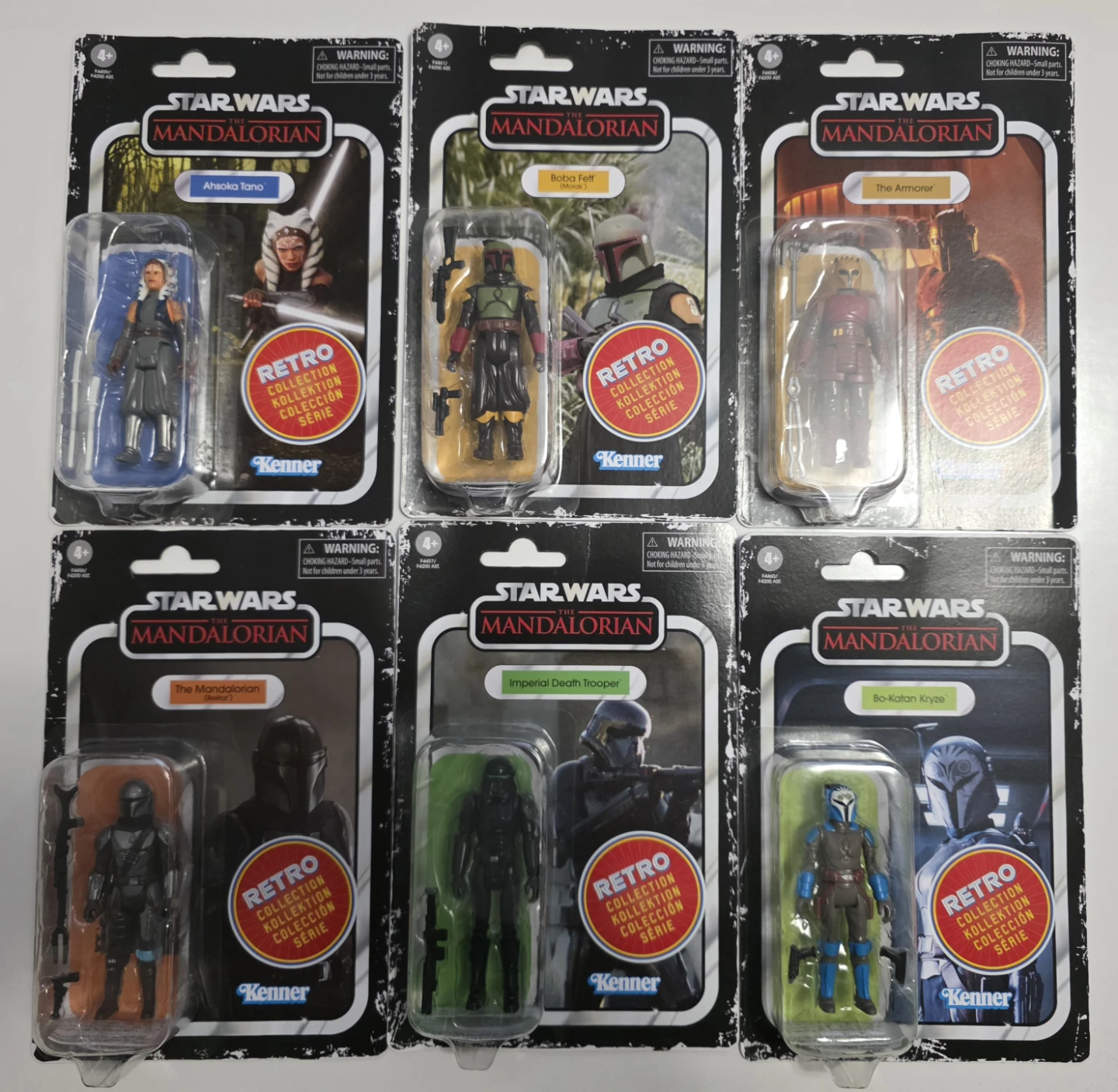 Star Wars The Mandalorian Retro Collection Action Figure bundle