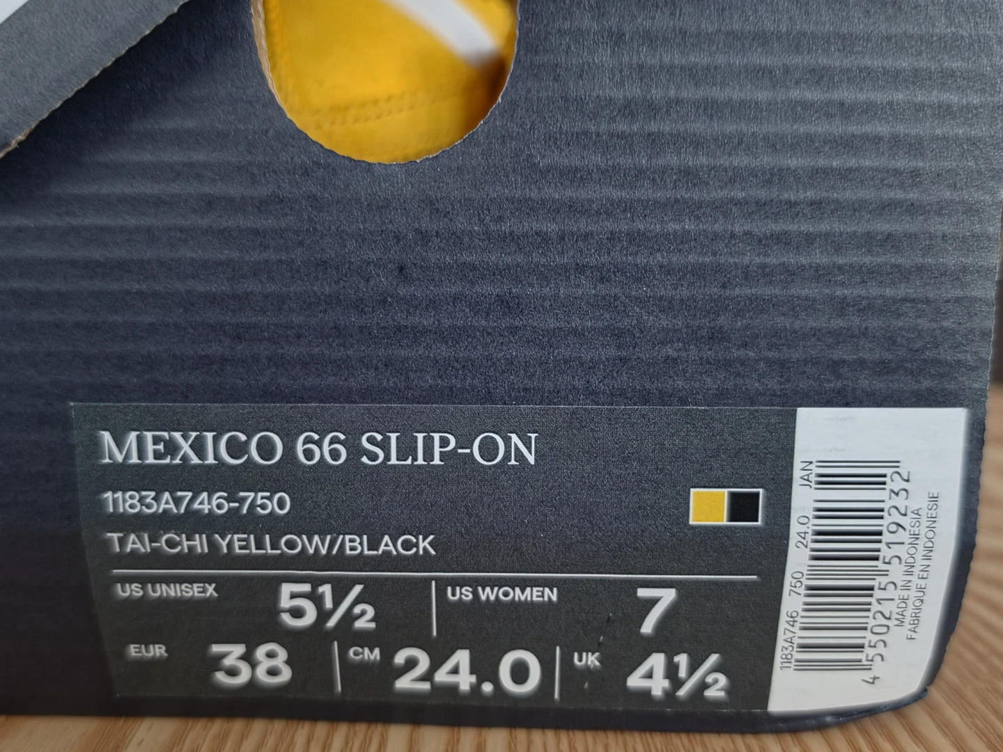 Onitsuka Tiger Mexico 66 Slip-On Tai-chi Yellow - photo 4