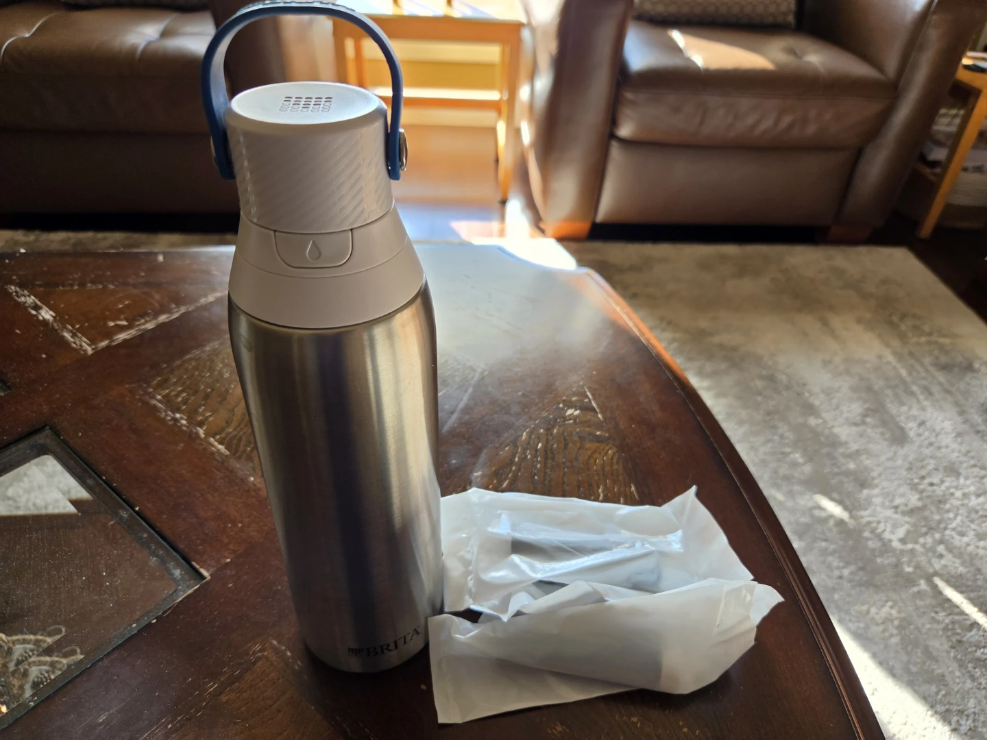 Brita Stainless Steel Filtering Water Bottle