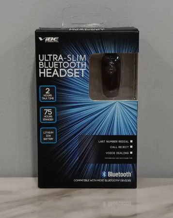 Vibe Ultra Slim Bluetooth Headset (Brand New)