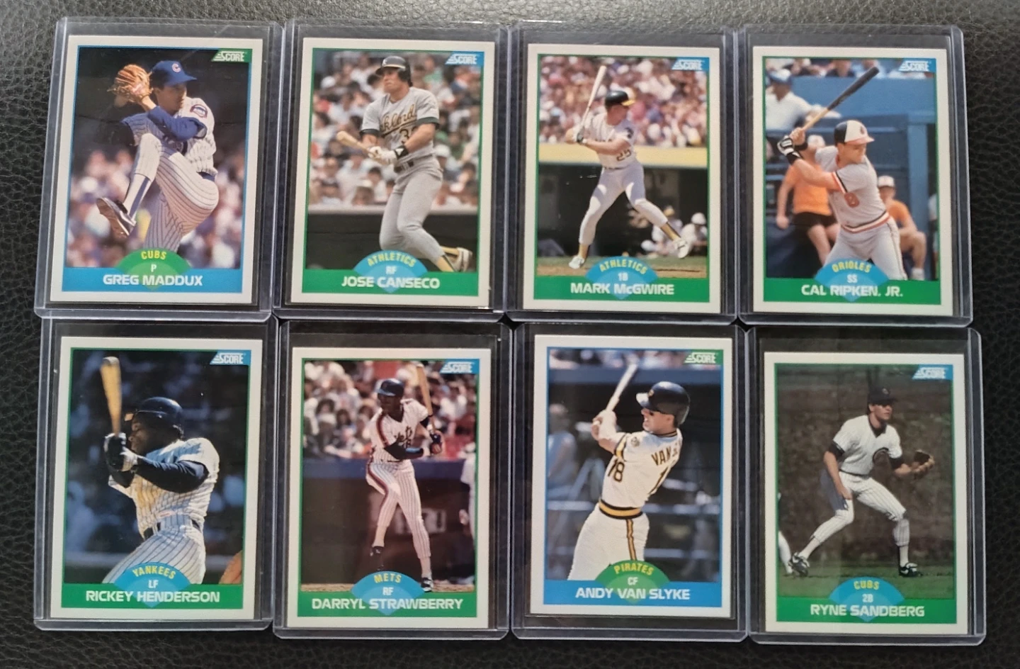 Lot of 8 Vintage 1989 Score MLB Baseball Cards