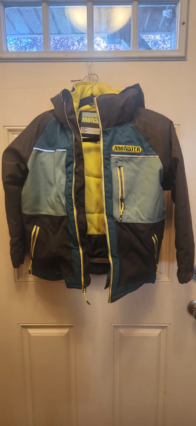 Monster Winter Snowsuit Set Size 8
