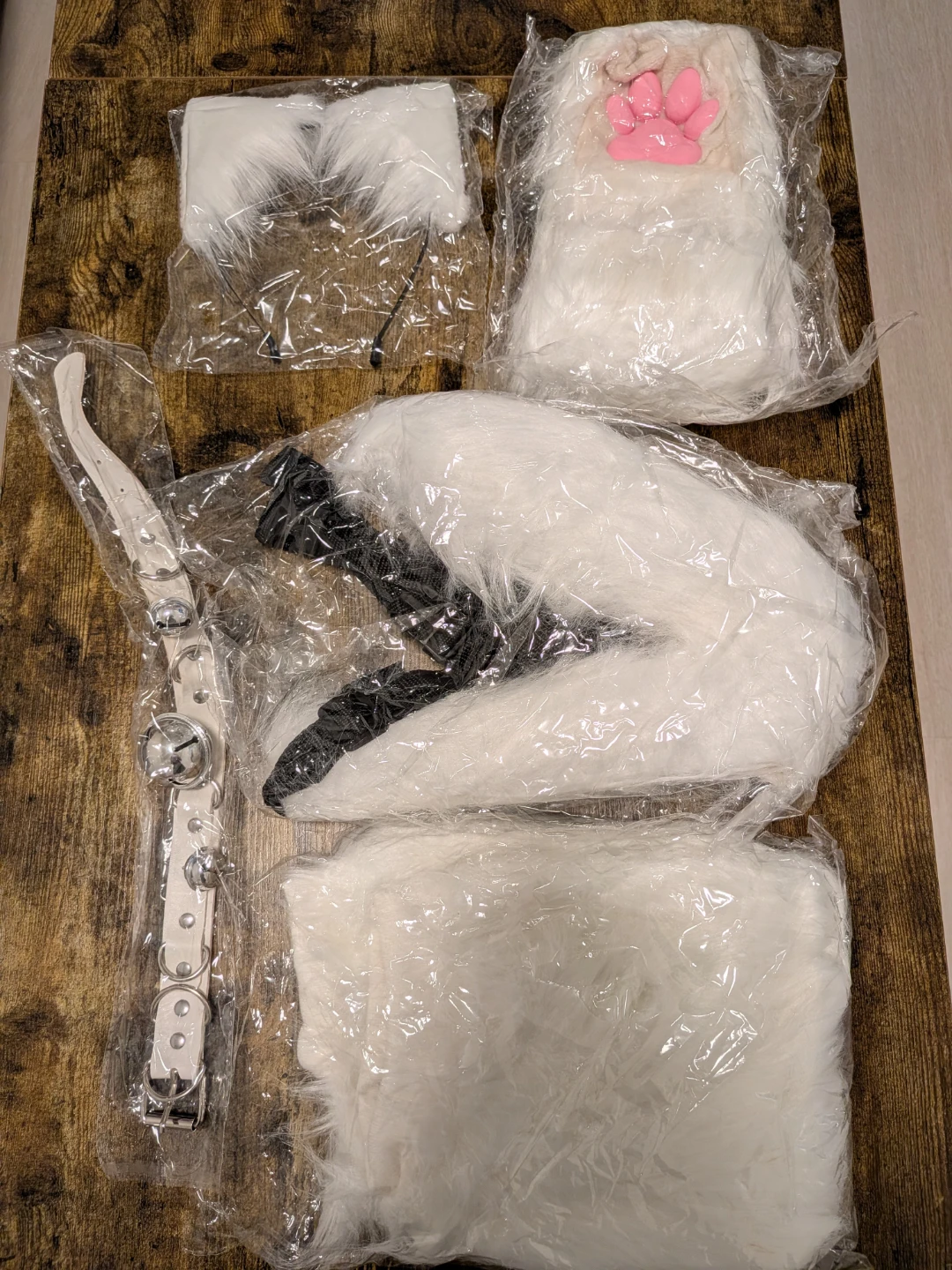 Sirolisa White Furry Costume Cosplay Complete Set - photo 3