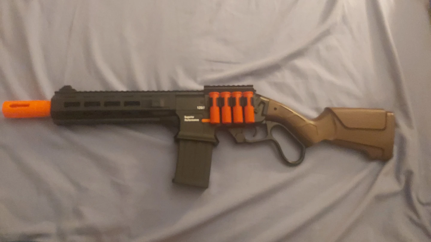 BIU BLASTER lever action shell ejecting soft bullet blaster. - photo 2