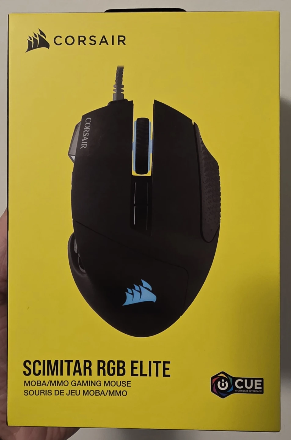 Corsair Scimitar RGB Elite – MMO/MOBA Gaming Mouse BNIB