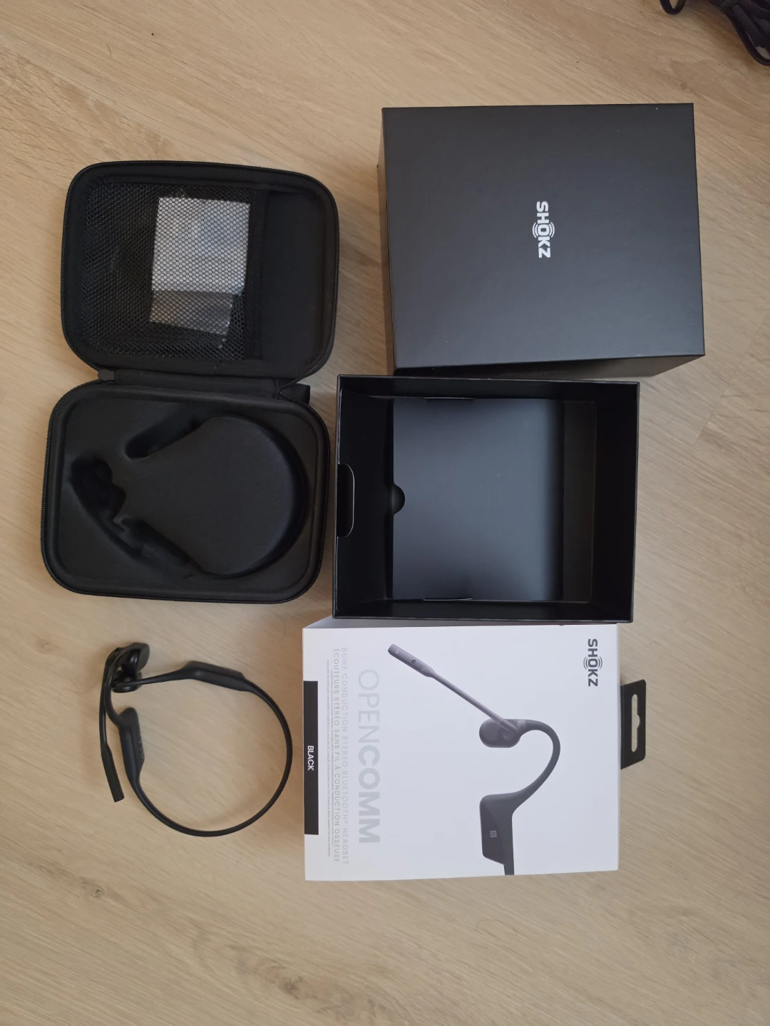 Shokz OpenComm Bone Conduction Bluetooth Headset