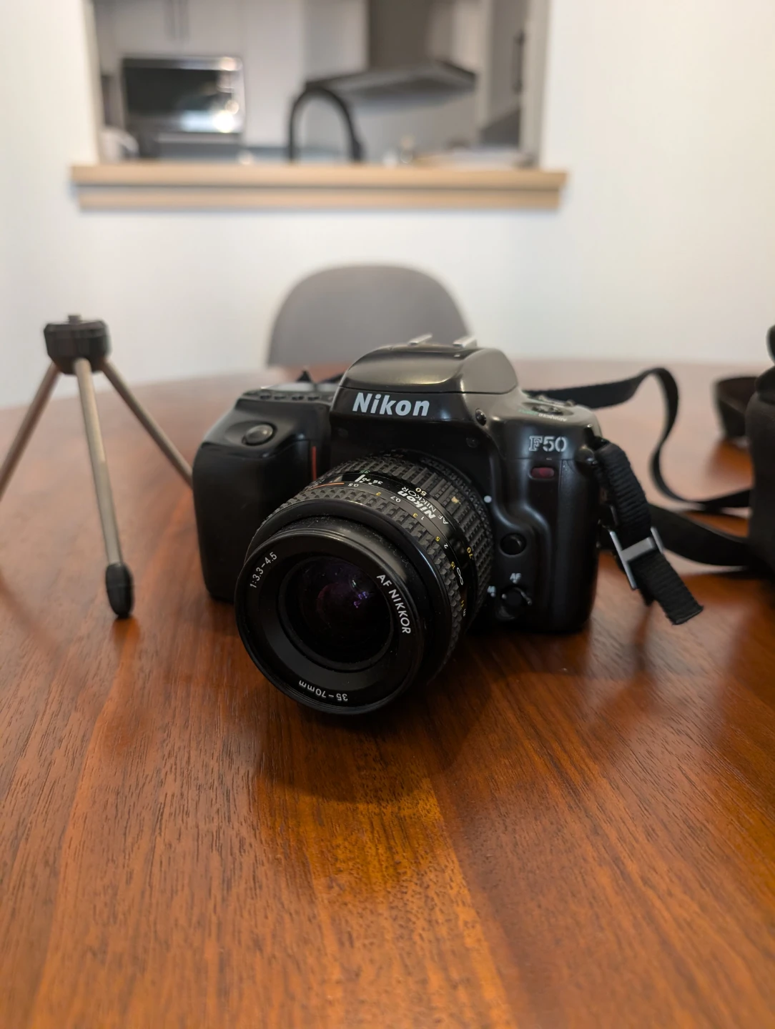 Nikon F50 camera with AF Nikkor 35-70mm lens