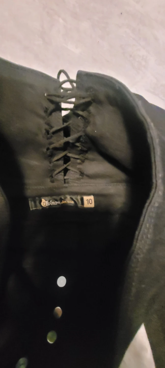 Divine Collection Black Lace-Up Pants - photo 2