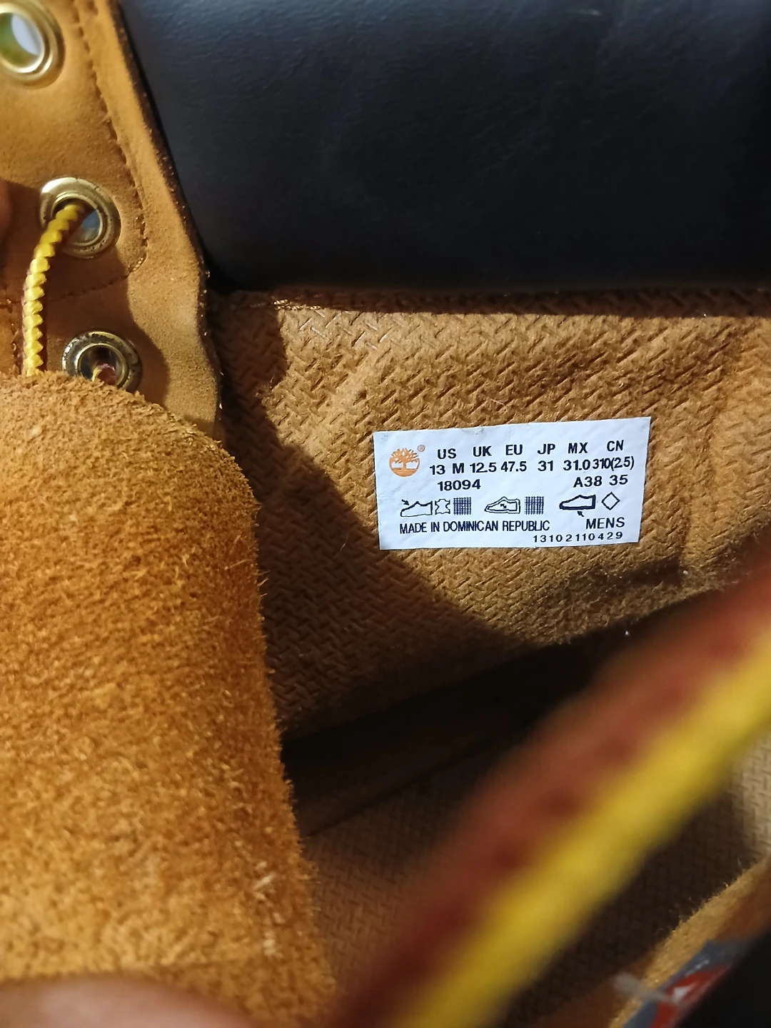 Timberland Premium Waterproof Boots - Wheat, Size 13 - photo 3