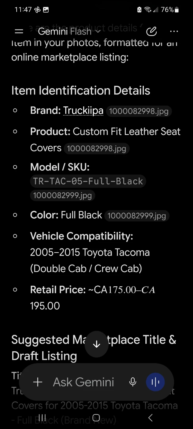 Truckiipa Front Seat Covers for 2005-2015 Toyota Tacoma - photo 5